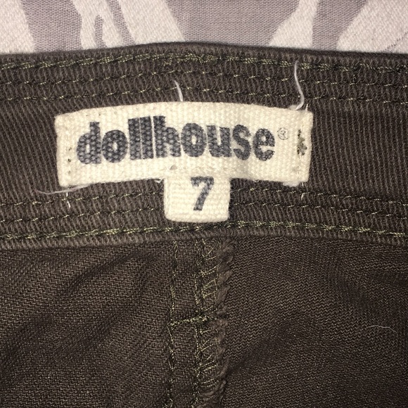 Forest green ripped skinny jeans! - Picture 3 of 6